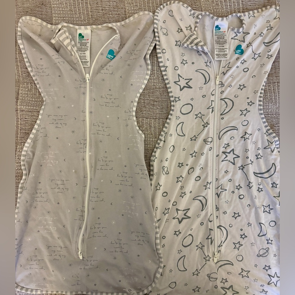 Love to Dream Kids Pajamas - Gray and White